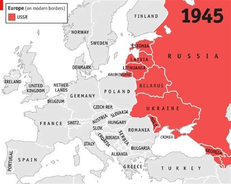 Ussr Map Before And After