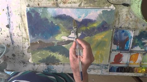 Watercolour Tutorial Blea Tarn Cottage Lake District Youtube