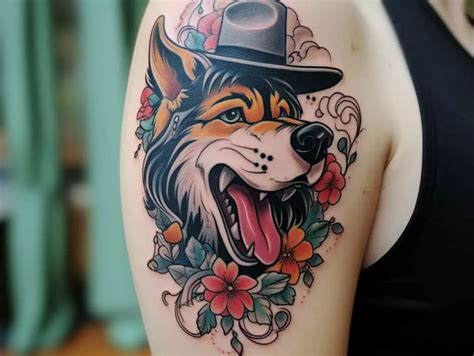 Cartoon Wolf Tattoo Designs Ideas For Men And Women