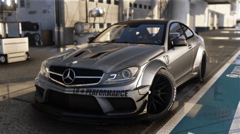 Mercedes Benz C63 Black Series LibertyWalk 2014 Add On Template