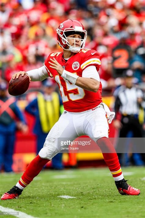 Patrick Mahomes Of The Kansas City Chiefs Throws A Pass During The