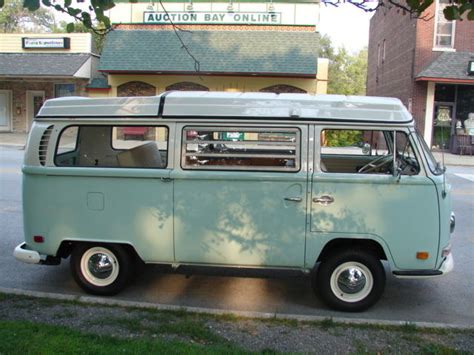 1970 VW Westfalia Campmobile Van Bus Camper Pop Up Roof Vanagon NW