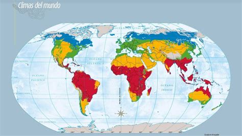 Cantidad Destino Son Mapa De Los Climas Del Mundo Más Grande Final Once