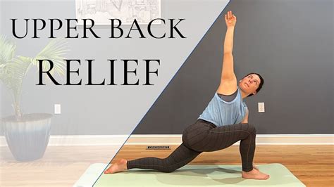 Minute Yoga For Upper Back And Shoulder Relief Youtube