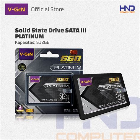 Jual Ssd V Gen Gb Sata Solid State Drive Vgen Platinum