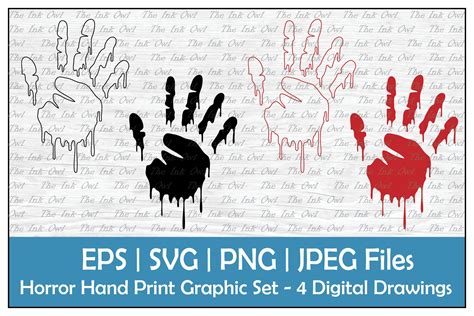 Coloured Handprints Clipart