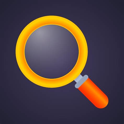 Premium Vector 3d Magnifying Glass Vector Illustration