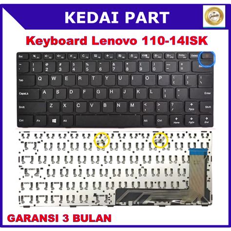 Jual KEYBOARD LENOVO IDEAPAD 110 14 110 14ISK 14ISK Shopee Indonesia