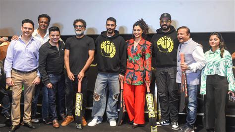 Abhishek Bachchan And Saiyami Kher Host A Special Screening Of Ghoomer