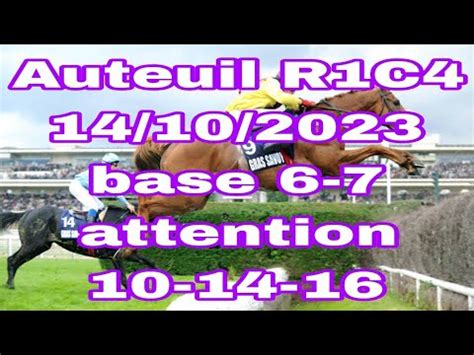 Pronostic Pmu Quint Du Jour Samedi Octobre Auteuil R C Youtube