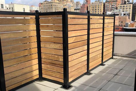 8 Ft Wood And Metal Privacy Fence Panels Diy Kits Fencetrac