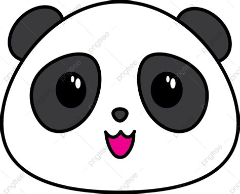 Cara Bebé Panda Caricatura PNG dibujos Dibujos Animados Bebé Panda