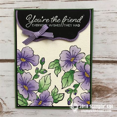 Card Blended Season Wishing You The Best Card Part Stampin Up