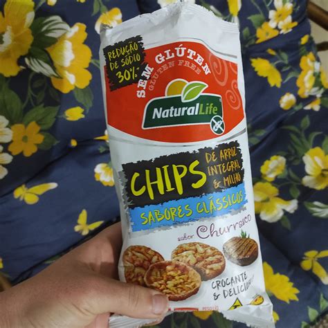 NaturalLife Chips De Arroz Integral E Milho Sabor Churrasco Reviews