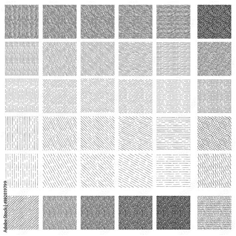 Seamless Pattern Of Rough Hatching Grunge Texture Stock Vector Adobe