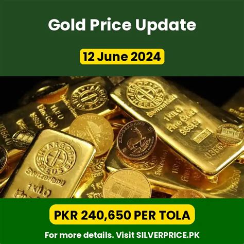 Gold Price In Pakistan 12 June 2024