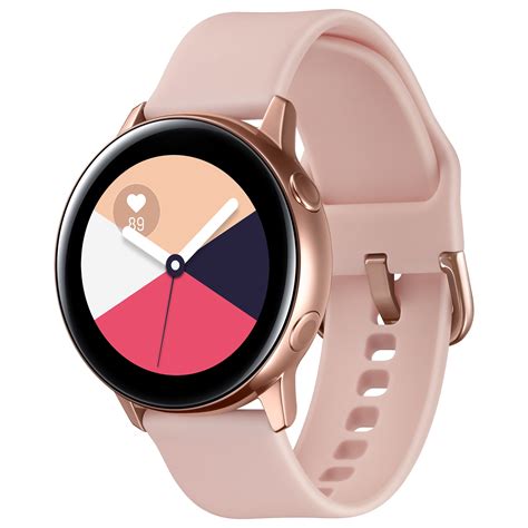 Montre Connect E Samsung Galaxy Watch Active Rose Sm R Nzdaxef