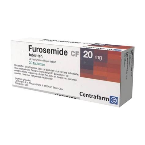 Furosemide 20mg 30tb Kopen Medicijnennl