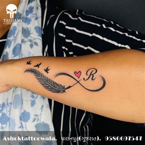 Infinity tattoo design with letter – Artofit