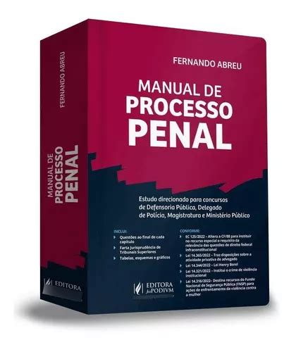 Manual De Processo Penal Edi O Mercadolivre