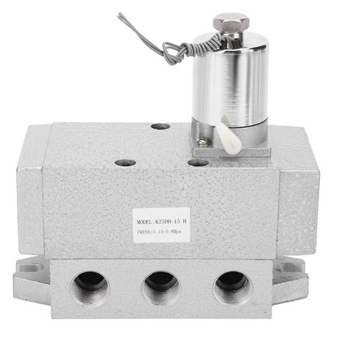 G3 8in Pneumatic Solenoid Valve 2 Position 5 Way Connection Single Electric Control K25dh 10