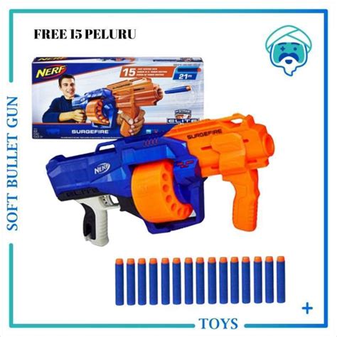 Jual NERF GUN N STRIKE ELITE SURGEFIRE ORIGINAL HASBRO NEW Di Seller