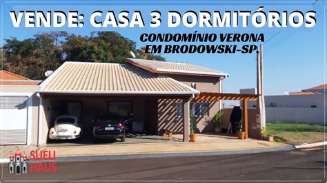 Vende Casa Dormit Rios Condom Nio Verona Em Brodowski Sp