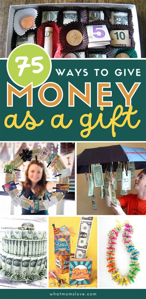 Creative Money T Ideas 75 Fun Ways To Give Money For All Occasions Creative Money Ts