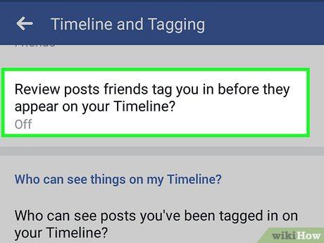 How To Enable Facebook Timeline Review On Android 6 Steps