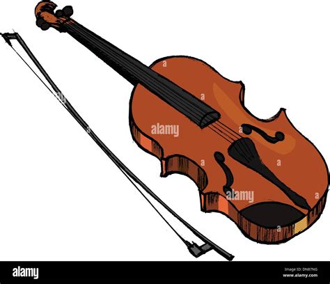 Cartoon Violin Cut Out Stock Images Pictures Alamy