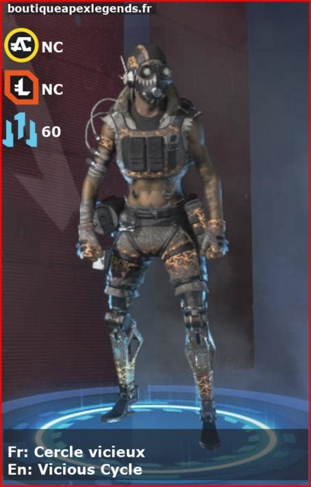 Skin Cercle Vicieux Octane Boutique Apex Legends