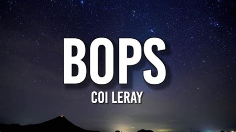 Coi Leray Bops Lyrics Youtube