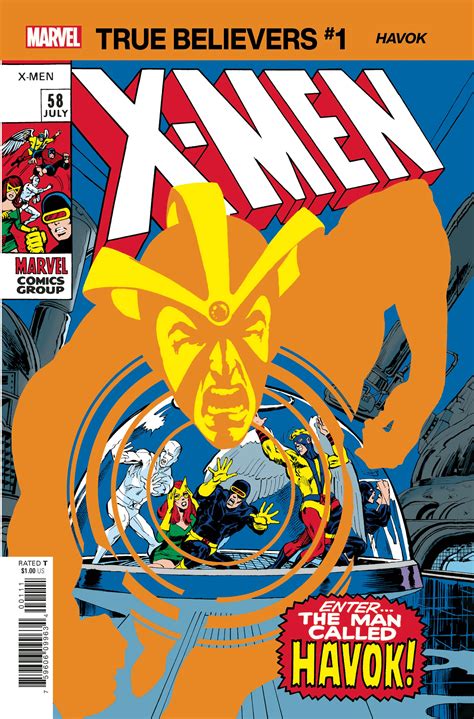 X Men Havok 1 True Believers Fresh Comics