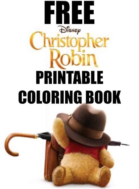 Christopher Robin Coloring Pages