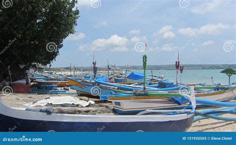 Playa De Jimbaran Isla De Bali Indonesia Imagen De Archivo Imagen