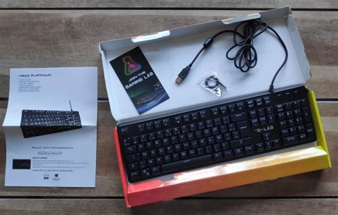 Keyz Platinium Test Et Avis Du Clavier Gamer De The G Lab