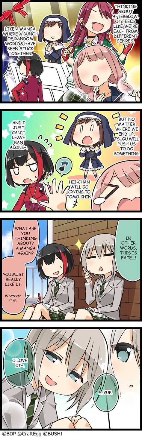 Garupa 4 Koma Comic No 110 Moca S Favorite World R BanGDream