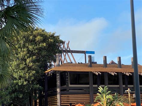 PHOTOS Crossbeam Removal Begins At Disneys Polynesian Village Resort