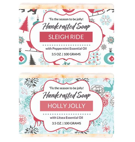 New Holiday Soap Labels added to the Soap Label Vault – Lovin Soap Studio