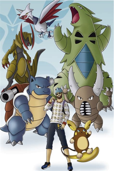 Draw You Or Your Oc As A Pokemon Trainer And Your Team By Washingtongomes Fiverr