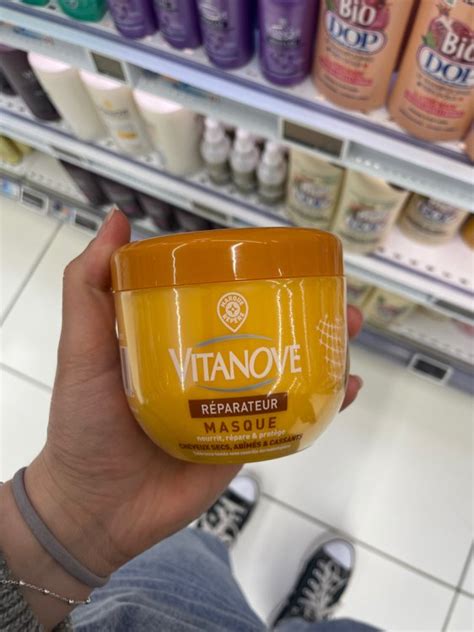 Vitanove Masque R Parateur Nourrit R Pare Prot Ge Cheveux Secs