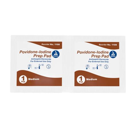 Povidone Iodine Prep Pads Mpulse Healthcare