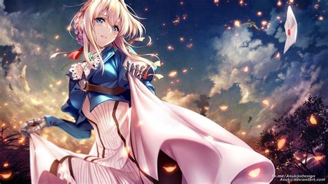 Violet Evergarden Wallpaper Wallpaper Pc Anime Art Wallpaper Otaku