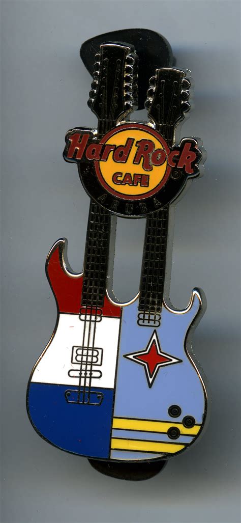 Aruba Hard Rock Cafe Guitar Pin Hard Rock Rock Cafe Guitar Pins