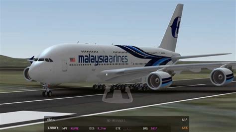 Infinite Flight Airbus A380 800 Malaysia Airlines Hd Iphone 5