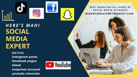 Manage Your Business Social Media Accounts By Mahwishbutt530 Fiverr