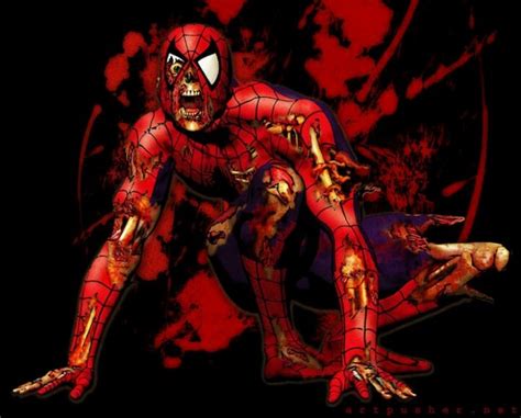 Zombie spiderman | Spiderman, Marvel zombies, Superhero