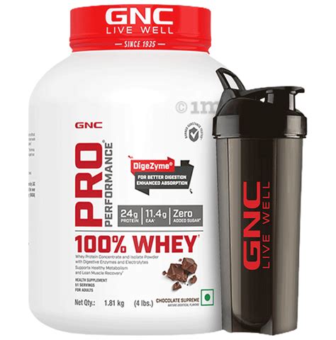 Gnc Live Well Pro Performance Whey Powder Chocolate Supreme With