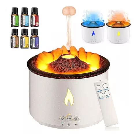 Difusor De Aromas Ml Humidificador Pcs Aceite Esenciales Mercadolibre