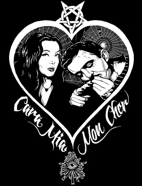 A Black And White Drawing Of Two People In A Heart With The Words Come